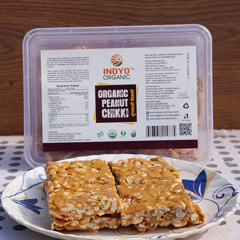 Organic Peanut Chikki (Indyo Organic)