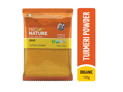 Organic Turmeric Powder (Haldi) (Pro Nature)
