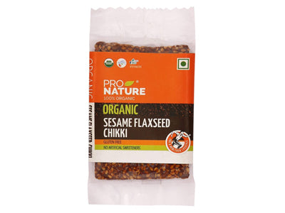Organic Sesame-Flaxseeds Chikki (Pro Nature)