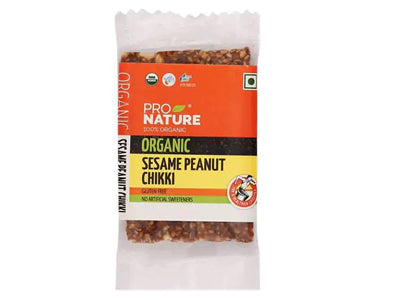 Organic Sesame-Peanut Chikki (Pro Nature)