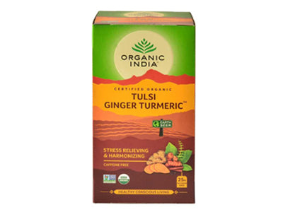Organic Tulsi Ginger Turmeric (Organic India)