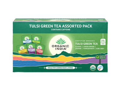 Organic Tulsi Green Tea Assorted Pack (Organic India)