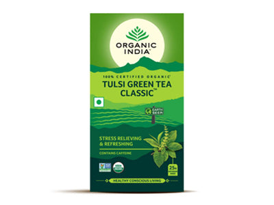 Organic Tulsi Green Tea Classic (Organic India)