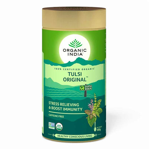 Organic Tulsi Original Tin (Organic India)